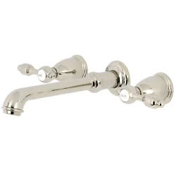 Discount Tudor Two-Handle Wall Mount Bathroom Faucet Wall Mount
