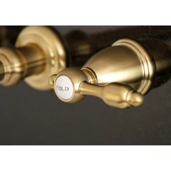 Discount Tudor Two-Handle Wall Mount Bathroom Faucet Wall Mount
