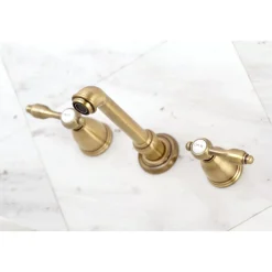 Discount Tudor Two-Handle Wall Mount Bathroom Faucet Wall Mount