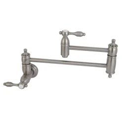 Outlet Tudor Wall Mount Pot Filler Kitchen Faucet Wall Mounted Kitchen Faucets|Single Hole