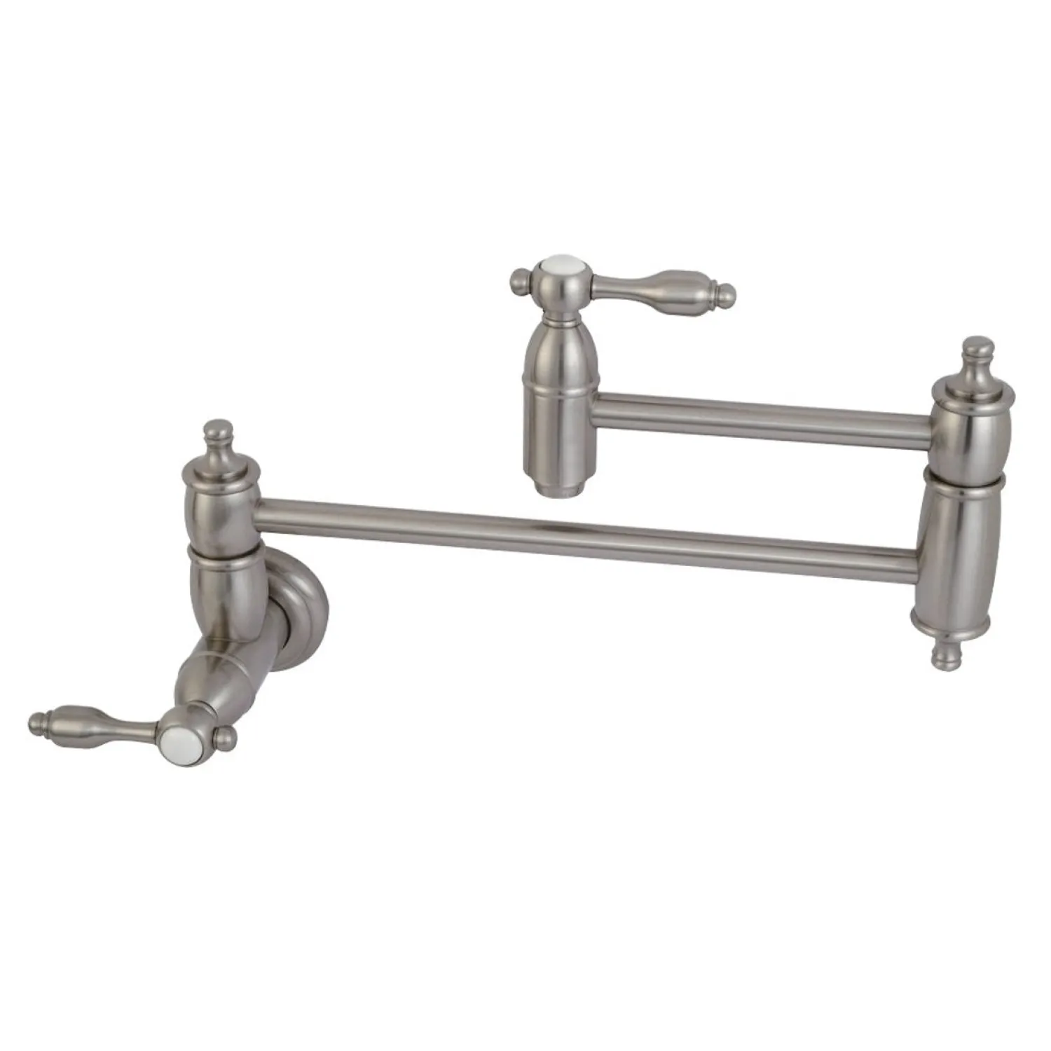 Outlet Tudor Wall Mount Pot Filler Kitchen Faucet Wall Mounted Kitchen Faucets|Single Hole