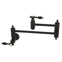 Outlet Tudor Wall Mount Pot Filler Kitchen Faucet Wall Mounted Kitchen Faucets|Single Hole