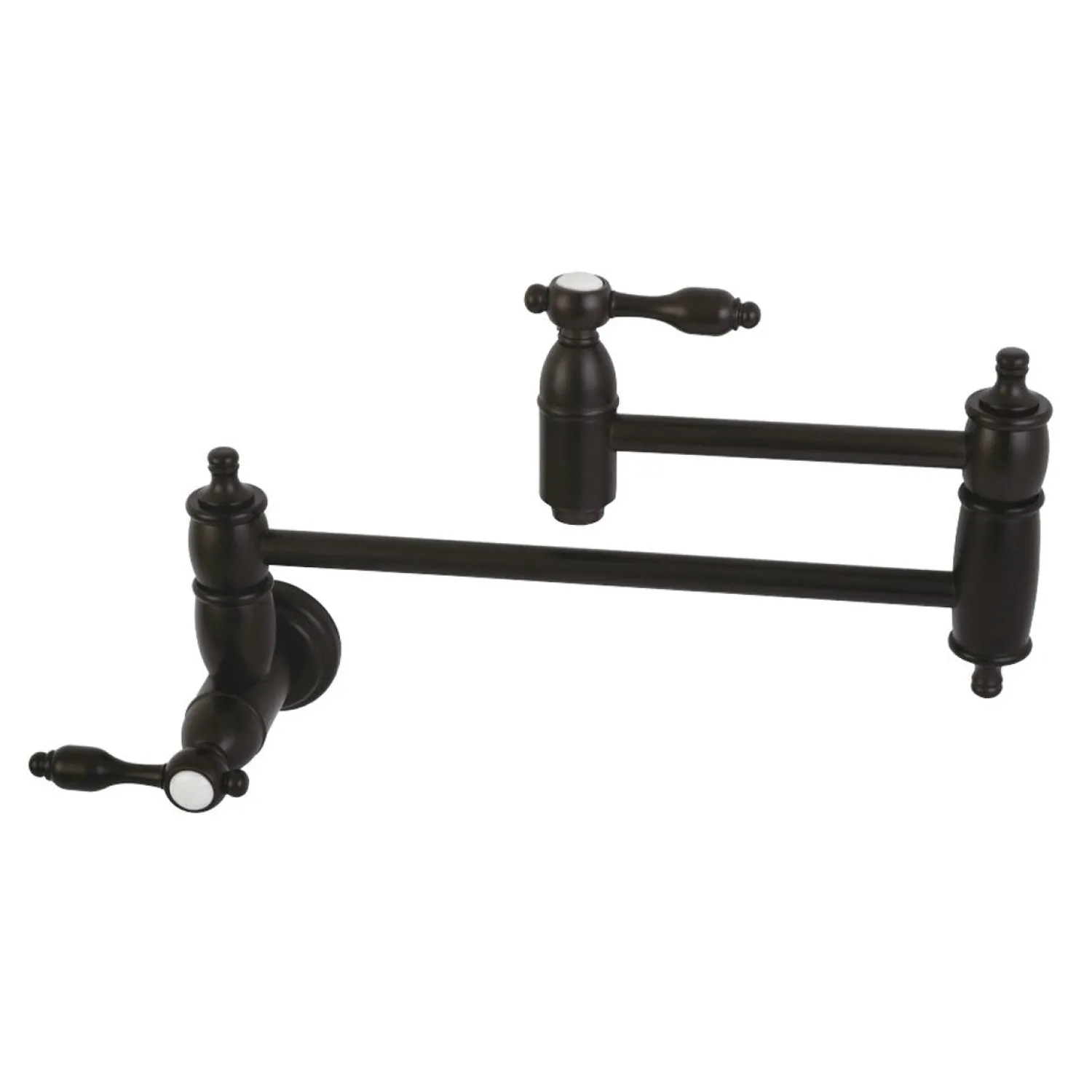 Outlet Tudor Wall Mount Pot Filler Kitchen Faucet Wall Mounted Kitchen Faucets|Single Hole