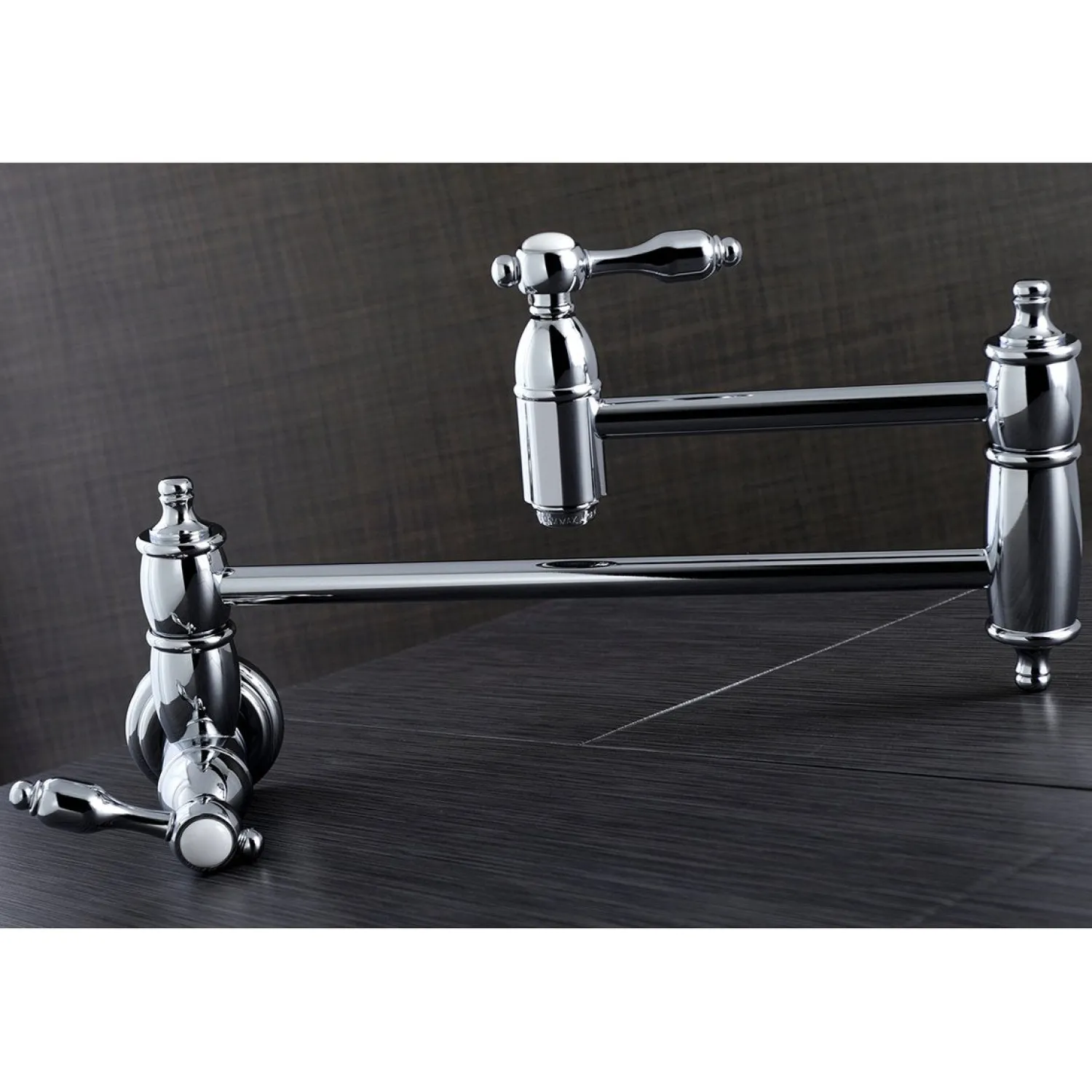 Outlet Tudor Wall Mount Pot Filler Kitchen Faucet Wall Mounted Kitchen Faucets|Single Hole