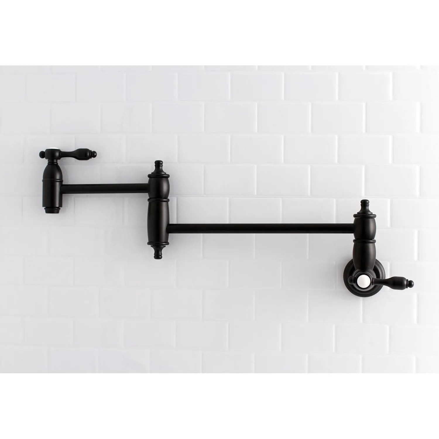 Outlet Tudor Wall Mount Pot Filler Kitchen Faucet Wall Mounted Kitchen Faucets|Single Hole