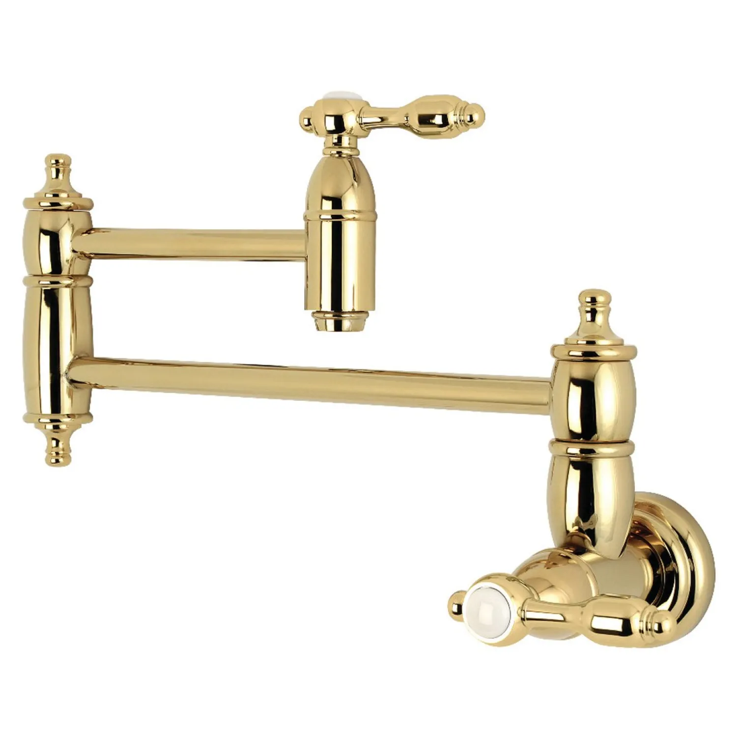 Outlet Tudor Wall Mount Pot Filler Kitchen Faucet Wall Mounted Kitchen Faucets|Single Hole