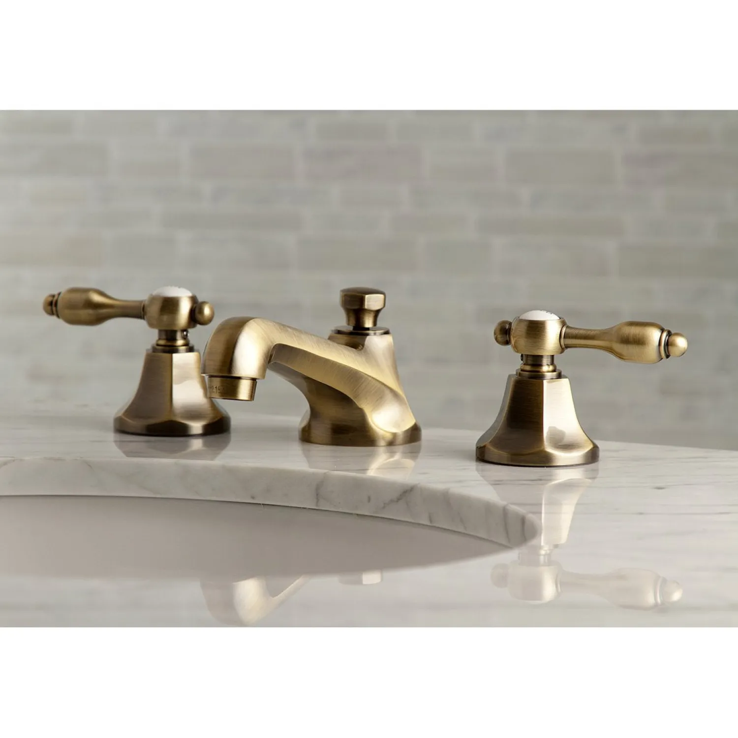 Clearance Tudor 8" Widespread Deck Mount Bathroom Faucet 8" Widespread