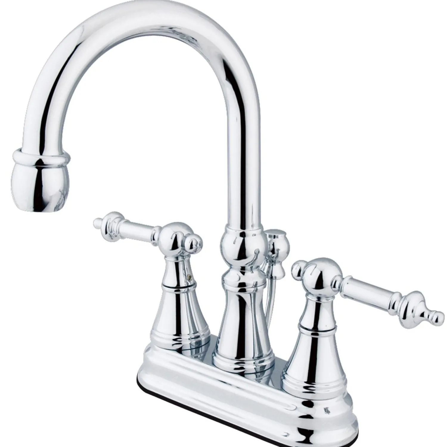 Clearance Tuscany Handle 4" Centerset Lavatory Faucet with Brass Pop-up 4" Center Set