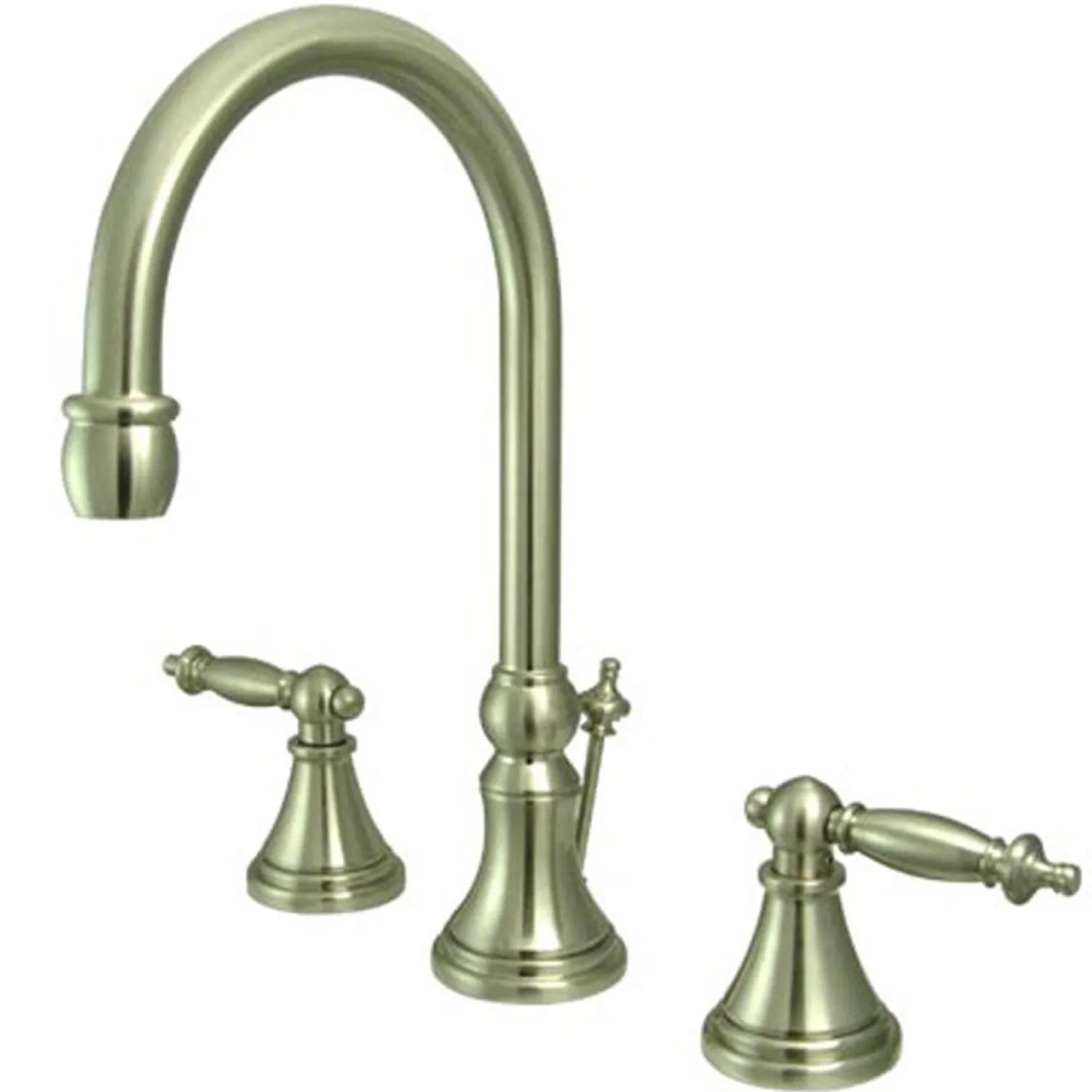 Sale Tuscany Handle 8" to 16" Widespread Lavatory Faucet with Brass Pop-up 8" Widespread