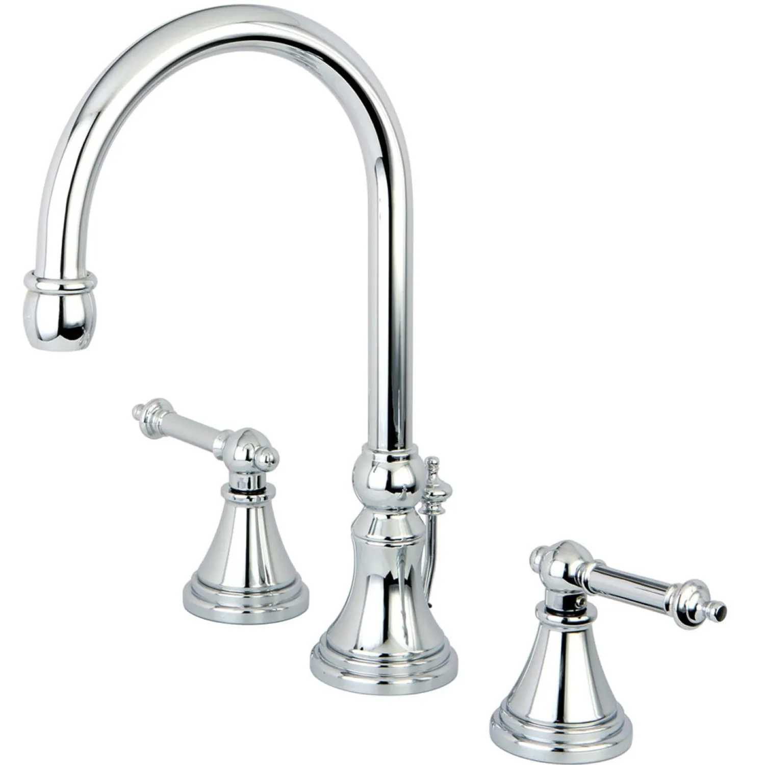 Sale Tuscany Handle 8" to 16" Widespread Lavatory Faucet with Brass Pop-up 8" Widespread