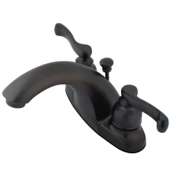 Online Twin-Handle 4-Inch Centerset Bathroom Faucet 4