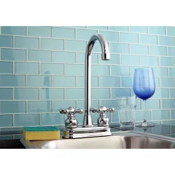Best Twin Handles 4" Centerset Bar Faucet Bar Faucets