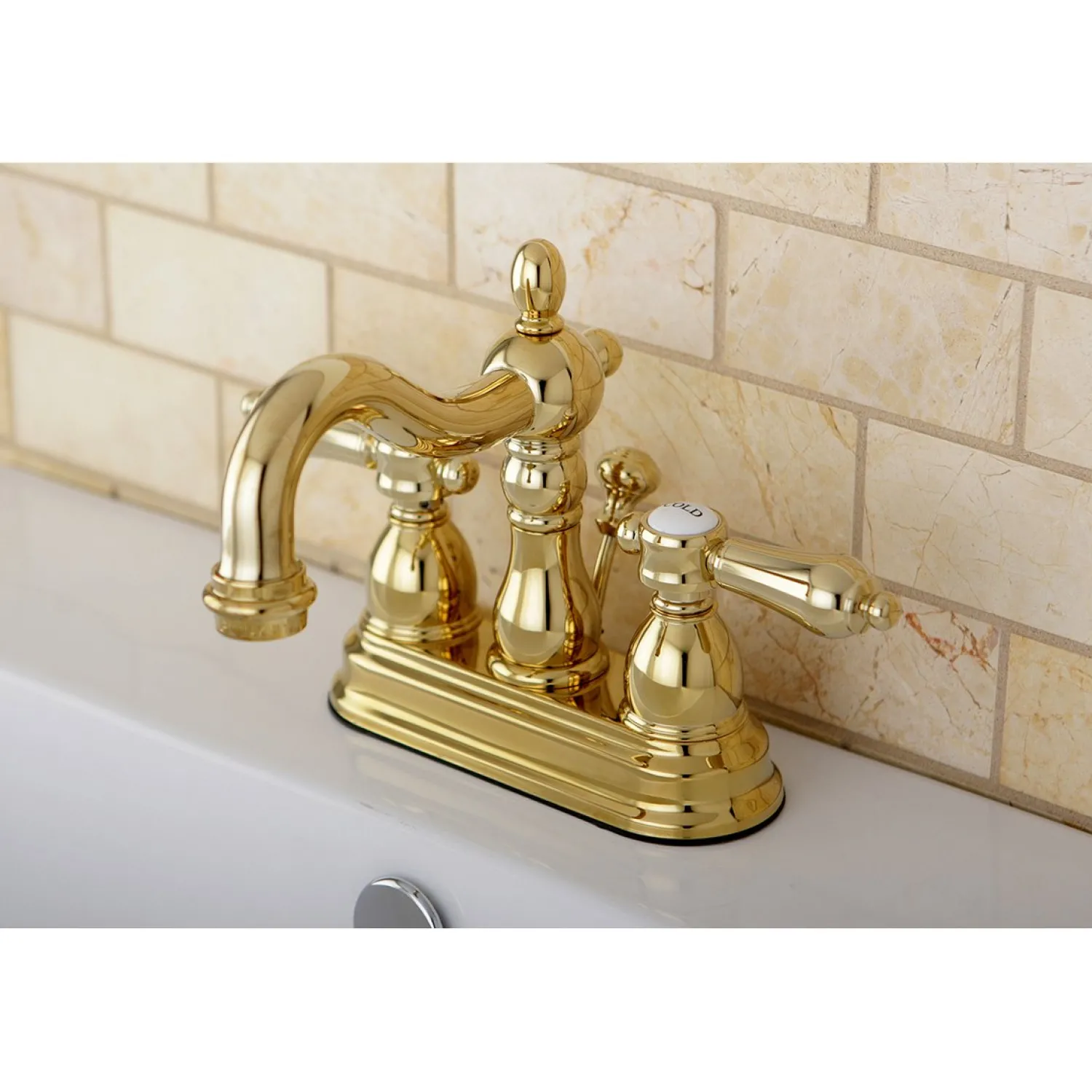 Online Twin Handles 4-Inch Centerset Bathroom Faucet 4" Center Set