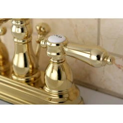 Online Twin Handles 4-Inch Centerset Bathroom Faucet 4
