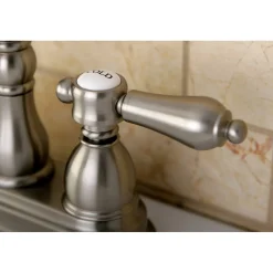 Online Twin Handles 4-Inch Centerset Bathroom Faucet 4
