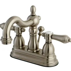 Online Twin Handles 4-Inch Centerset Bathroom Faucet 4