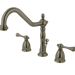 Discount Two Handle 8" to 14" Widespread Lavatory Faucet with Brass Pop-up 8" Widespread