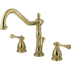 Discount Two Handle 8" to 14" Widespread Lavatory Faucet with Brass Pop-up 8" Widespread