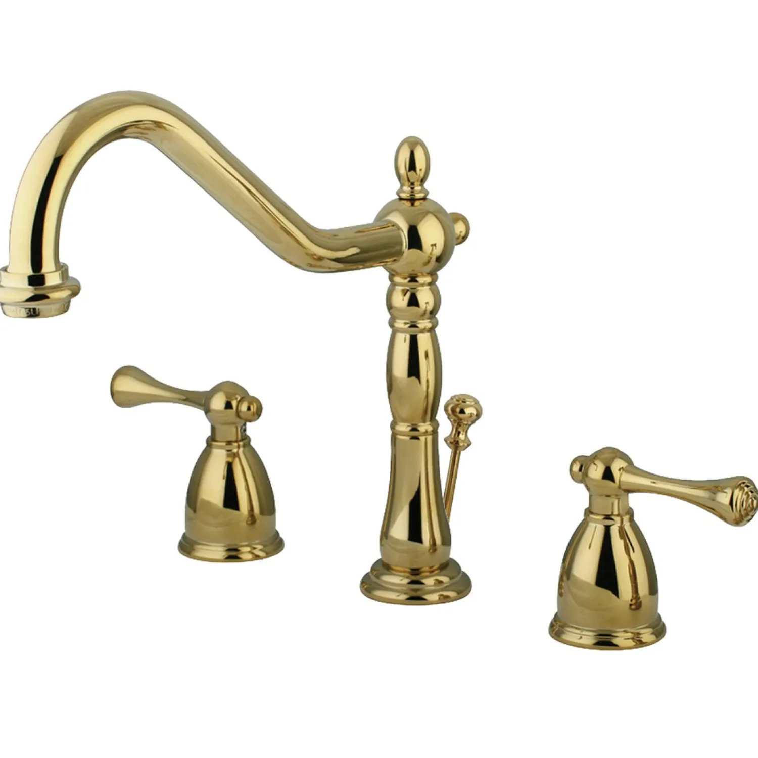 Discount Two Handle 8" to 14" Widespread Lavatory Faucet with Brass Pop-up 8" Widespread