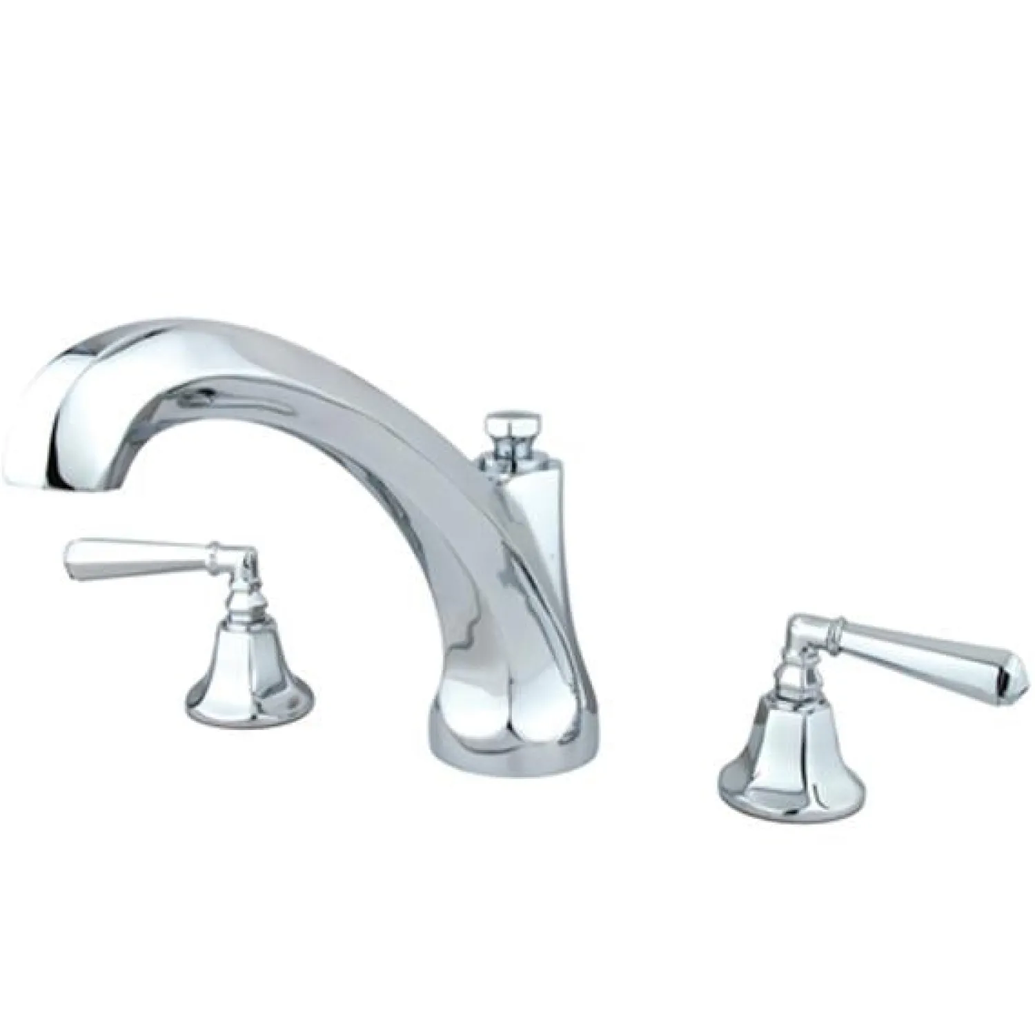 Online Two Handle 8" to 36" Widespread Roman Tub Filler Tub Faucets