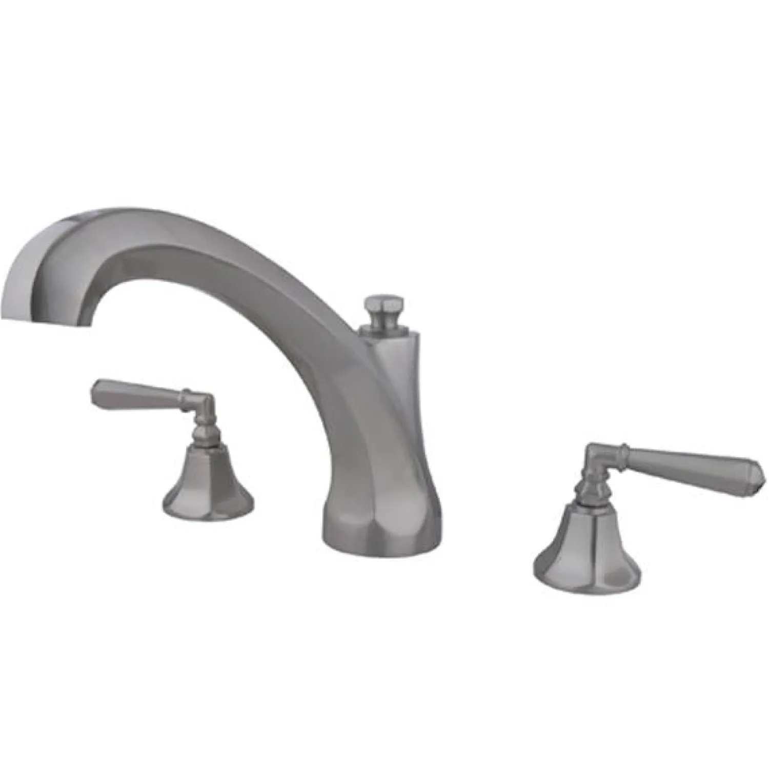 Online Two Handle 8" to 36" Widespread Roman Tub Filler Tub Faucets