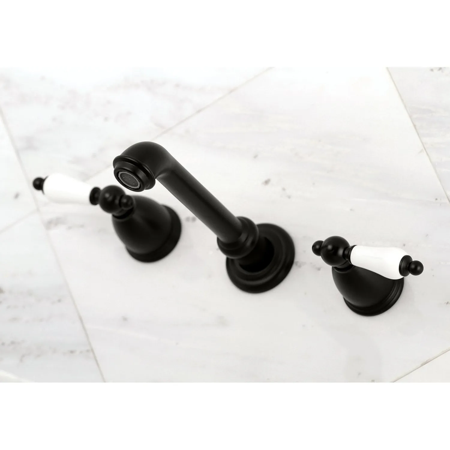 Two-Handle Wall Mount Bathroom Faucet Wall Mount