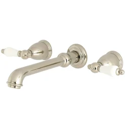 Two-Handle Wall Mount Bathroom Faucet Wall Mount
