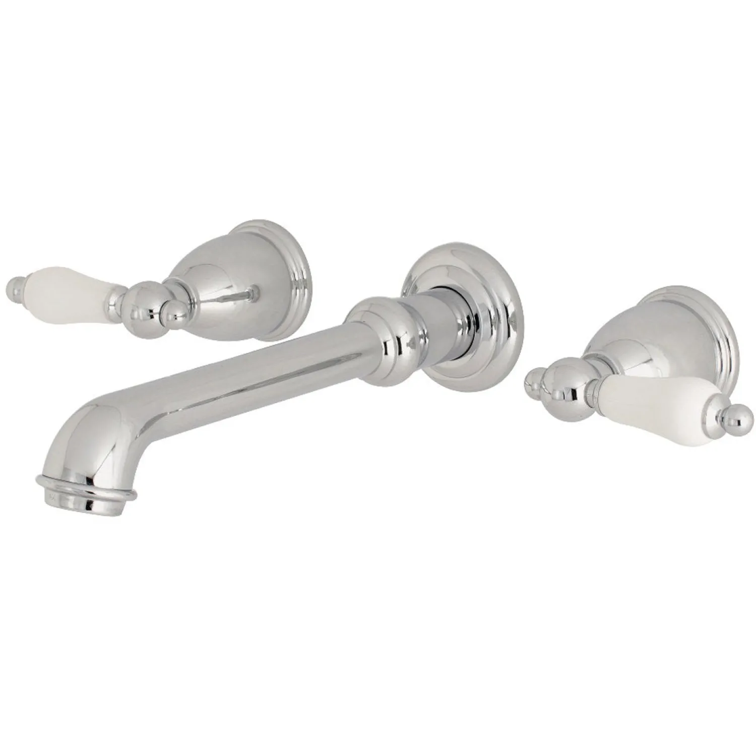 Two-Handle Wall Mount Bathroom Faucet Wall Mount
