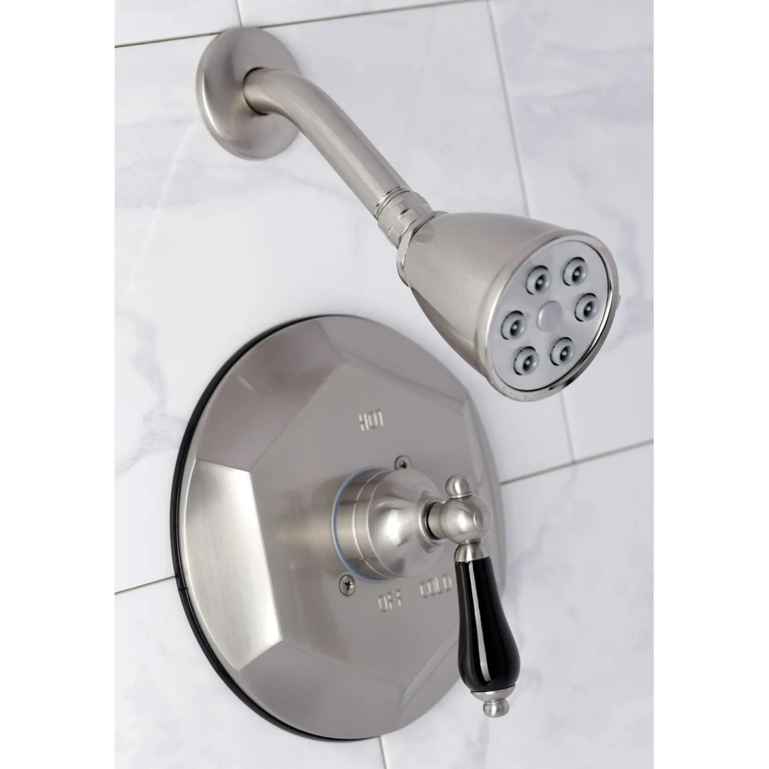 Best VB4638PKLSO Metropolitan Onyx Shower Faucet Only with Lever Handle in Brushed Nickel Shower Heads