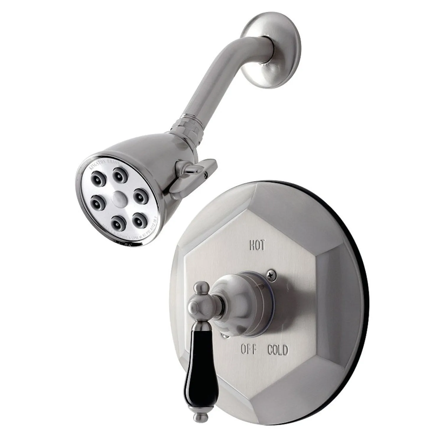 Best VB4638PKLSO Metropolitan Onyx Shower Faucet Only with Lever Handle in Brushed Nickel Shower Heads