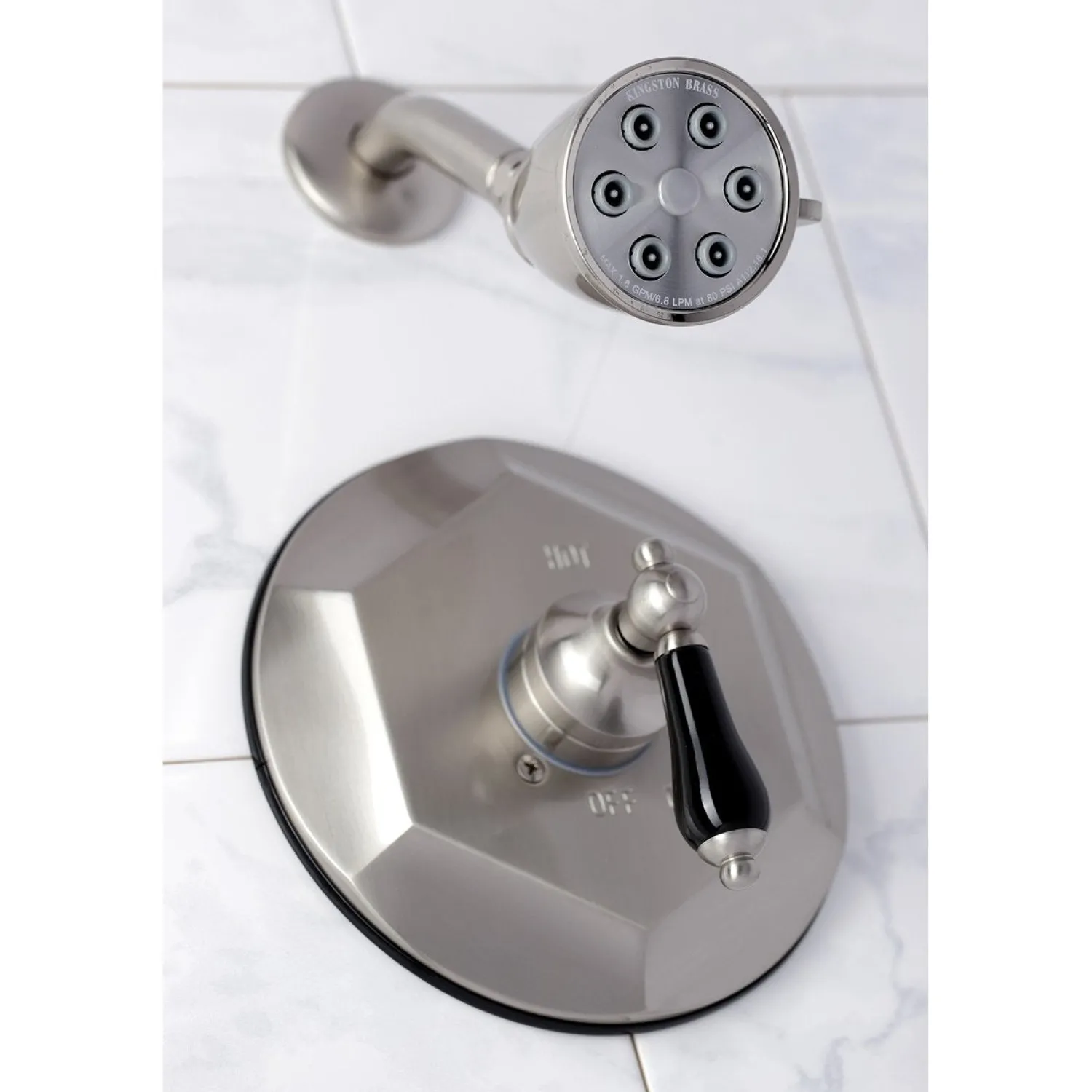 Best VB4638PKLSO Metropolitan Onyx Shower Faucet Only with Lever Handle in Brushed Nickel Shower Heads