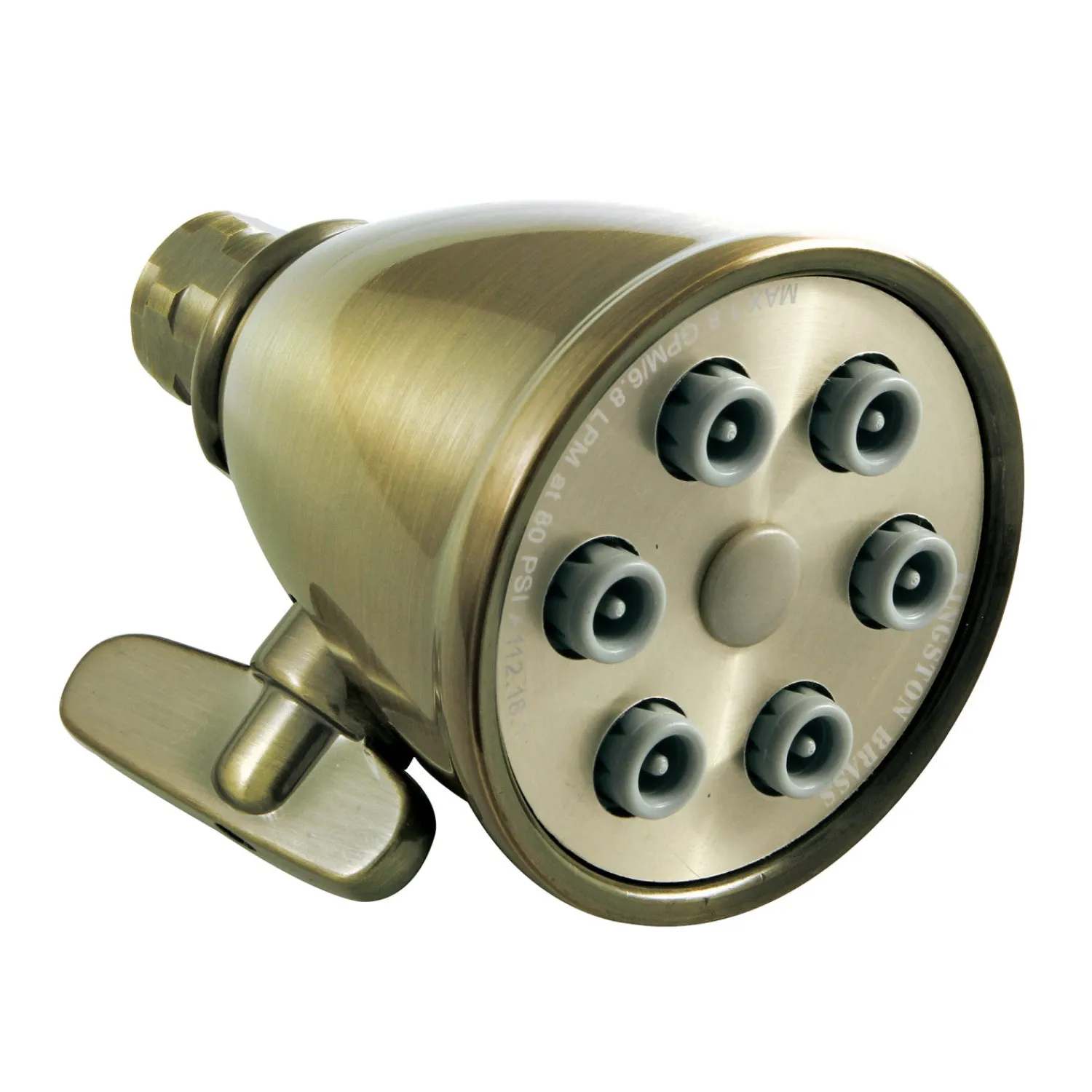 New Victorian Adjustable 3" - 6 Jet Spray Shower Head Shower Heads