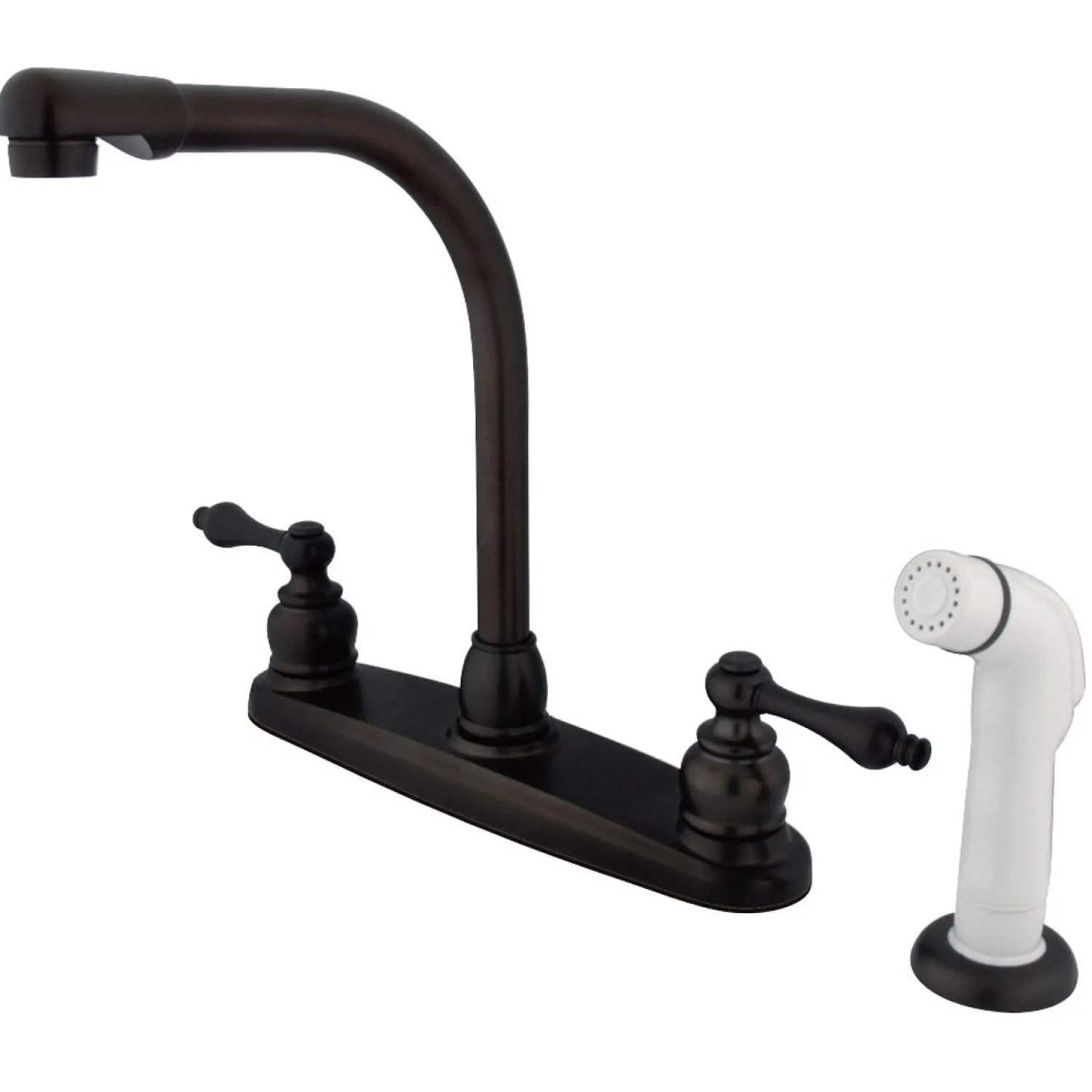 Sale Victorian Centerset 4-Hole Kitchen Faucet Faucets With Side Spray