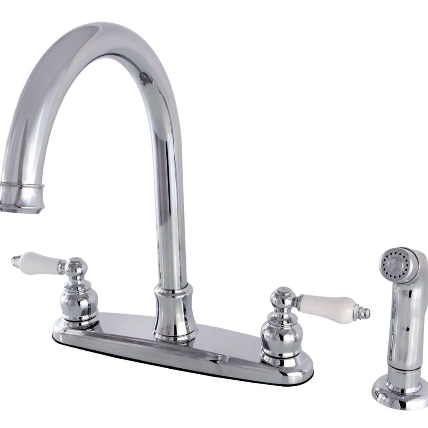 Online Victorian Centerset Deck Mount Kitchen Faucet Faucets With Side Spray