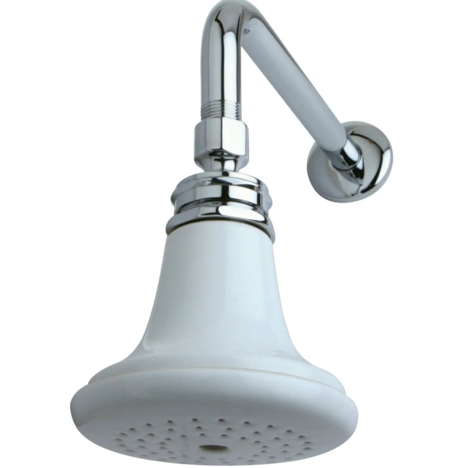 Best Victorian Ceramic Showerhead with 12" Shower Arm Combo Shower Heads
