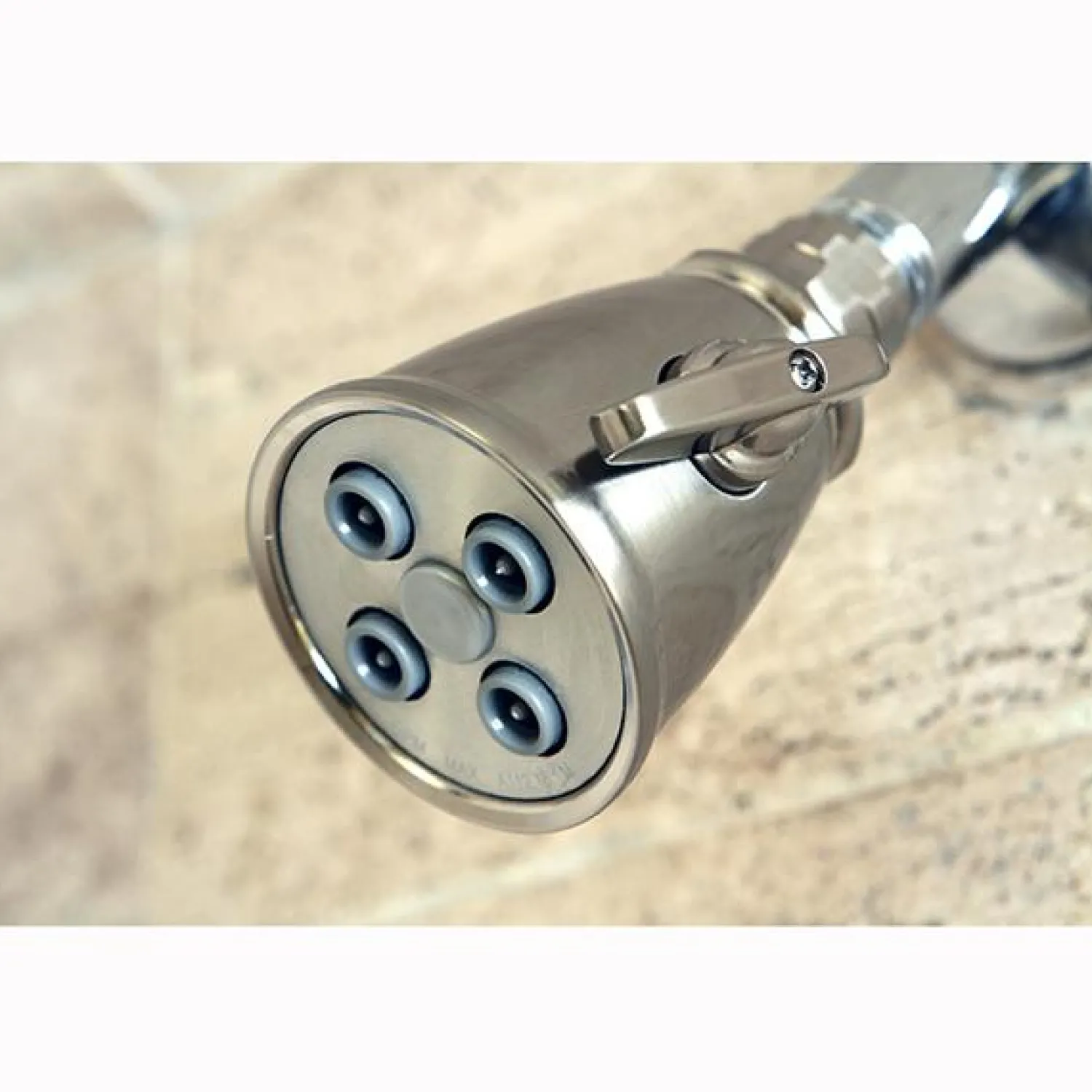 Clearance Victorian Classic 2-1/4" Adjustable Spray Brass Shower Head Shower Heads