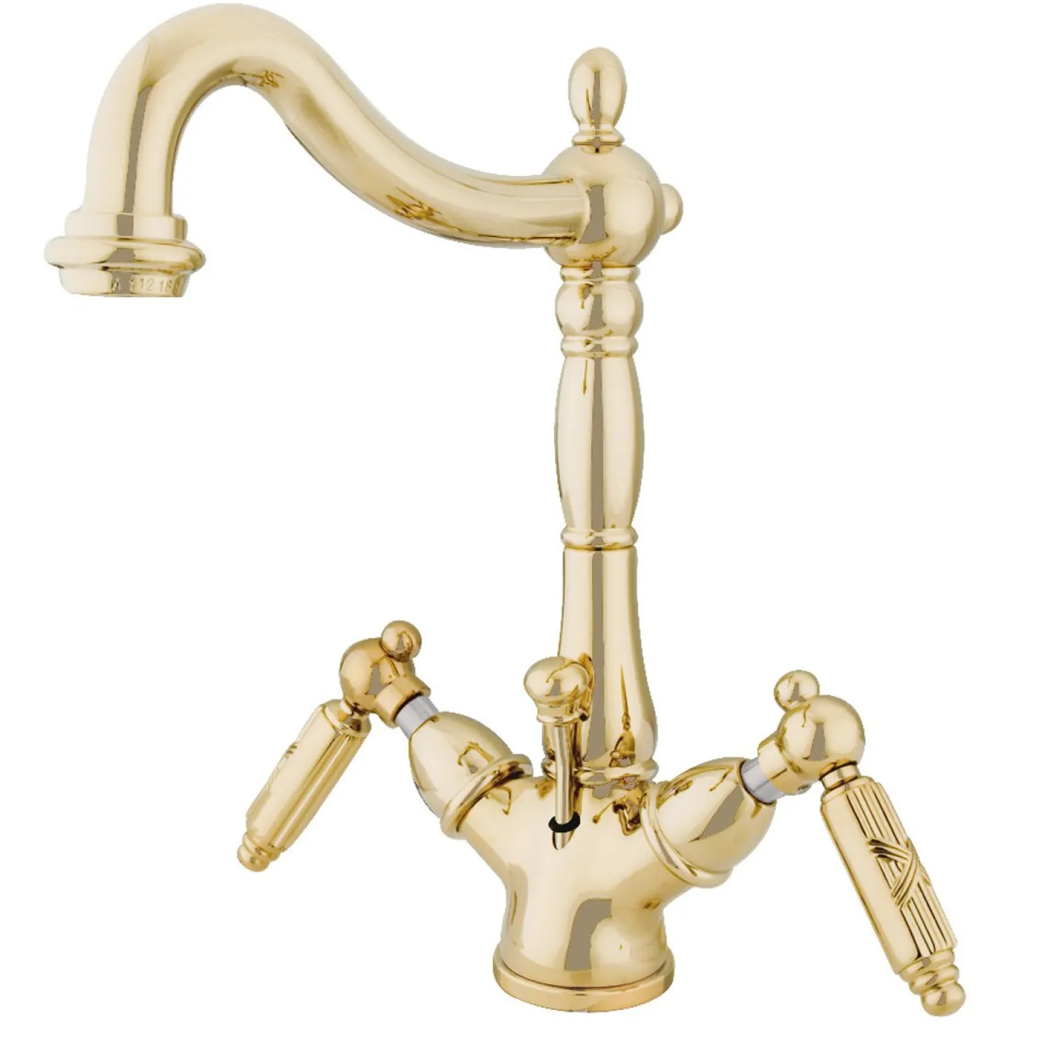 Discount Victorian Deck Mount 4-Inch Centerset 3-Hole Bathroom Faucet Single Hole|4" Center Set
