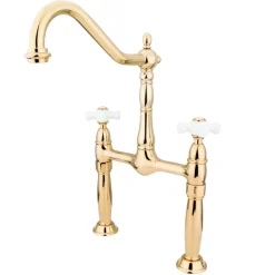 Hot Victorian Deck Mount 2-Hole Vessel Sink Faucet Vessel Faucets