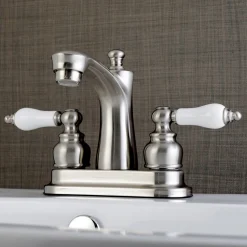 Online Victorian Deck Mount 4-Inch Centerset Bathroom Faucet 4