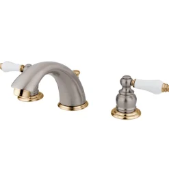 Discount Victorian Deck Mount Widespread Bathroom Faucet 8" Widespread