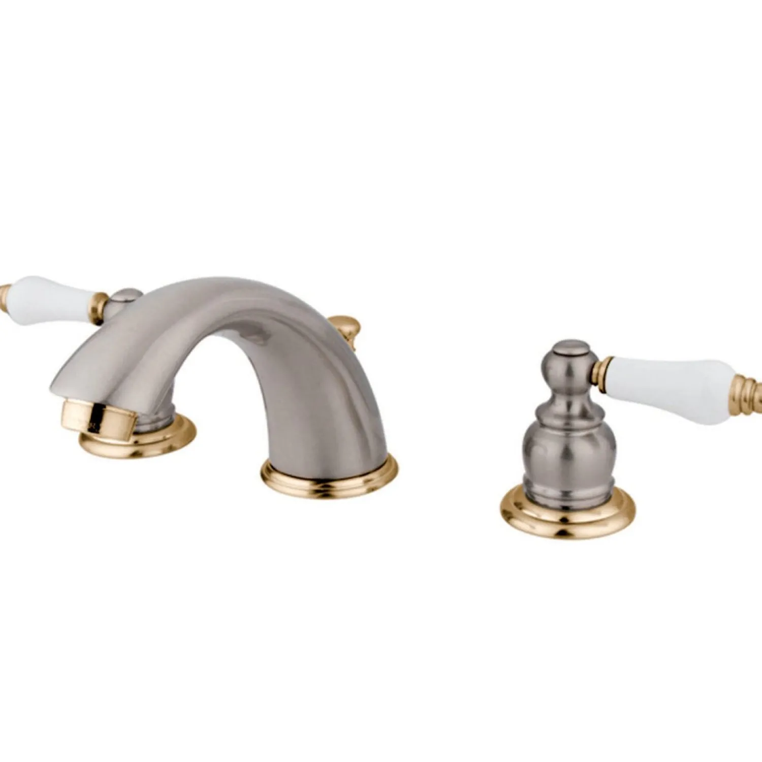 Discount Victorian Deck Mount Widespread Bathroom Faucet 8" Widespread