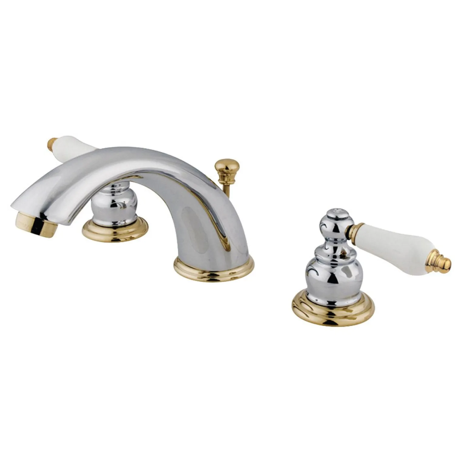Discount Victorian Deck Mount Widespread Bathroom Faucet 8" Widespread