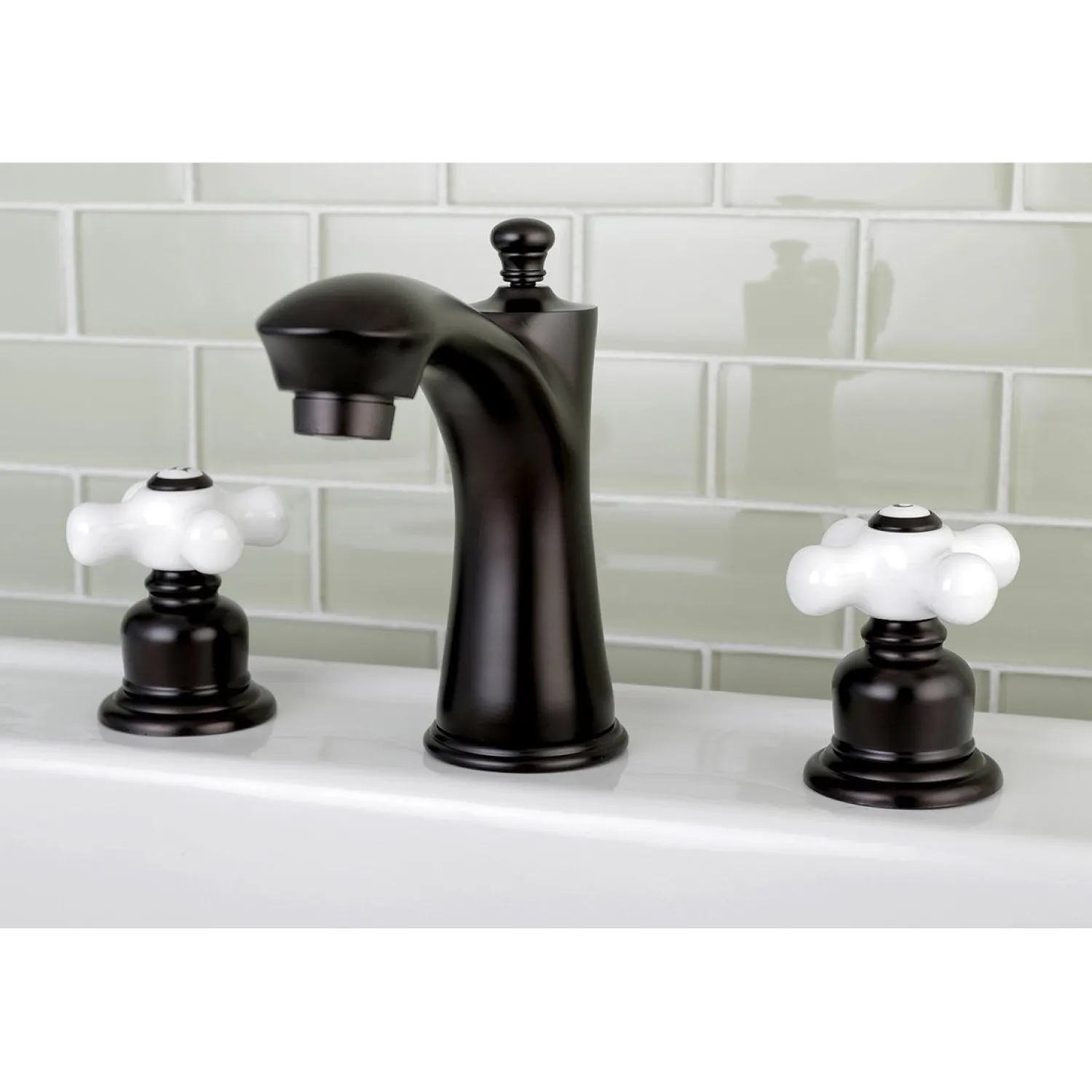 Hot Victorian Deck Mount 8" Widespread Bathroom Faucet 8" Widespread