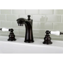 Clearance Victorian Deck Mount 8-Inch Widespread Bathroom Faucet 8" Widespread