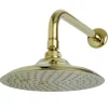 Hot Victorian 8" Dia Brass Shower Head with 12" Shower Arm Combo Shower Heads