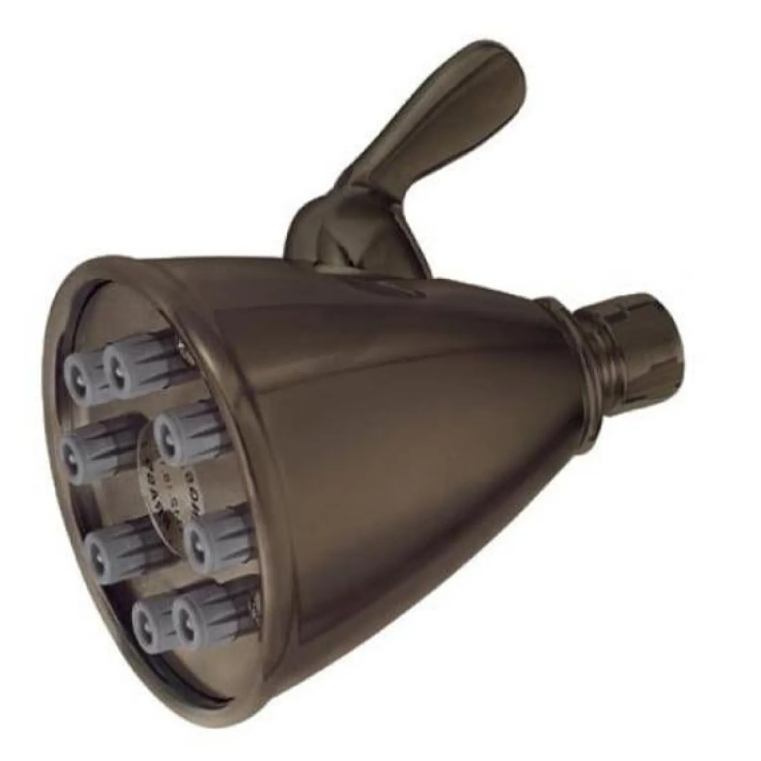 Hot Victorian 3-5/8" Diameter Adjustable Brass Shower Head with 8 Jets Shower Heads