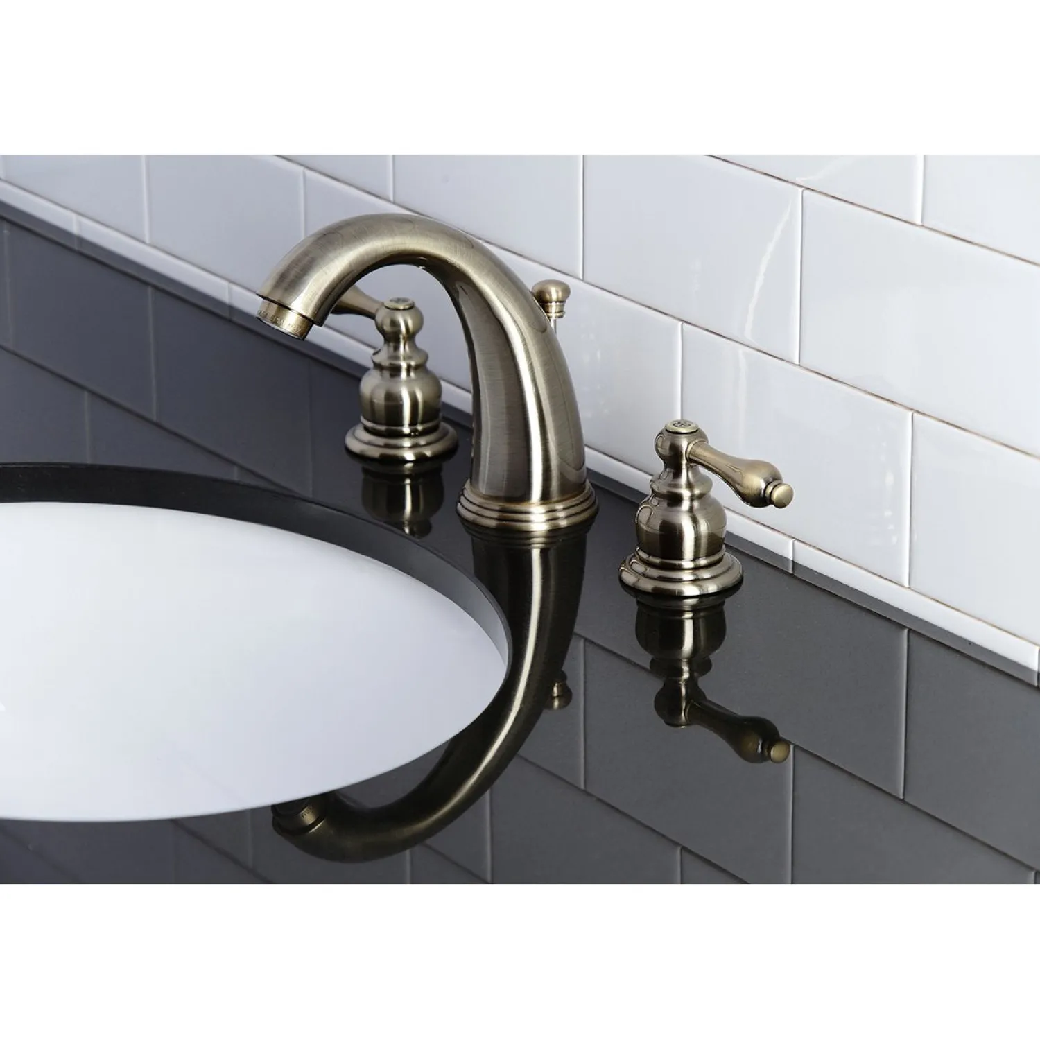 New Victorian 2-Handle 8-Inch Widespread Bathroom Faucet 8" Widespread