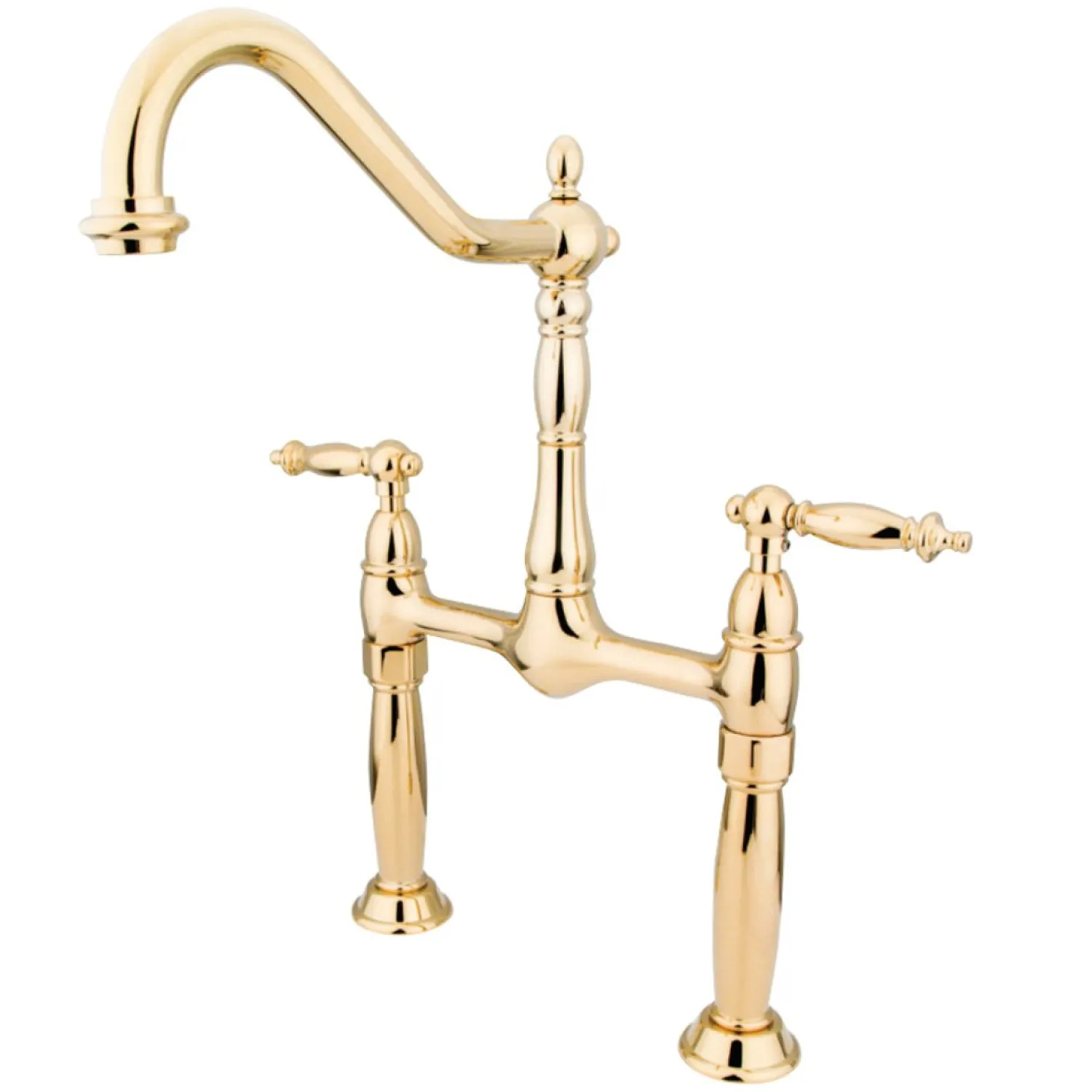 Discount Victorian 2-Hole Deck Mount Vessel Sink Faucet Vessel Faucets
