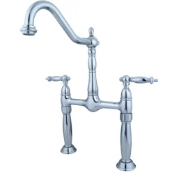 Discount Victorian 2-Hole Deck Mount Vessel Sink Faucet Vessel Faucets
