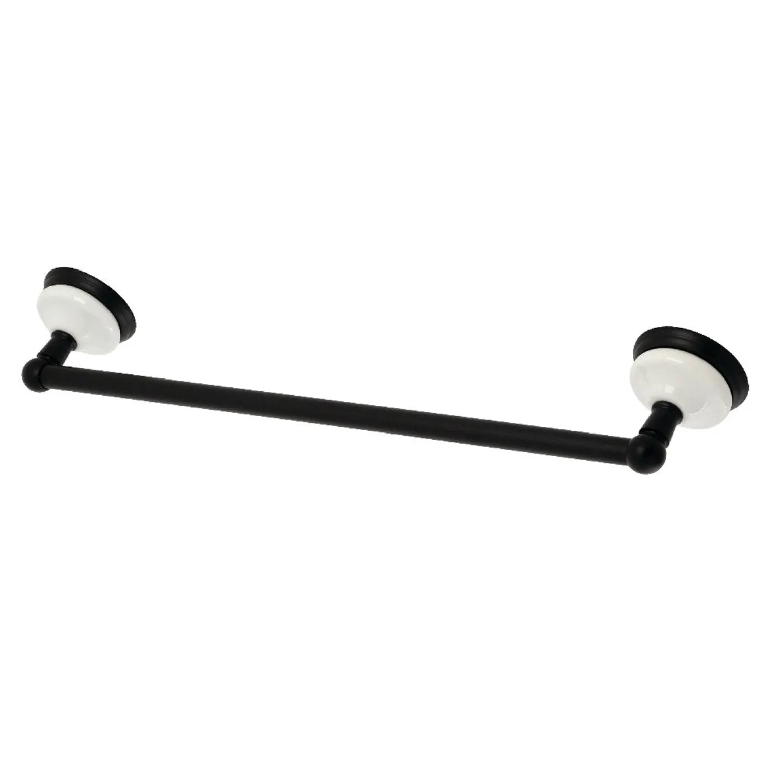 Victorian 18-Inch Towel Bar in Matte Black Towel Bars